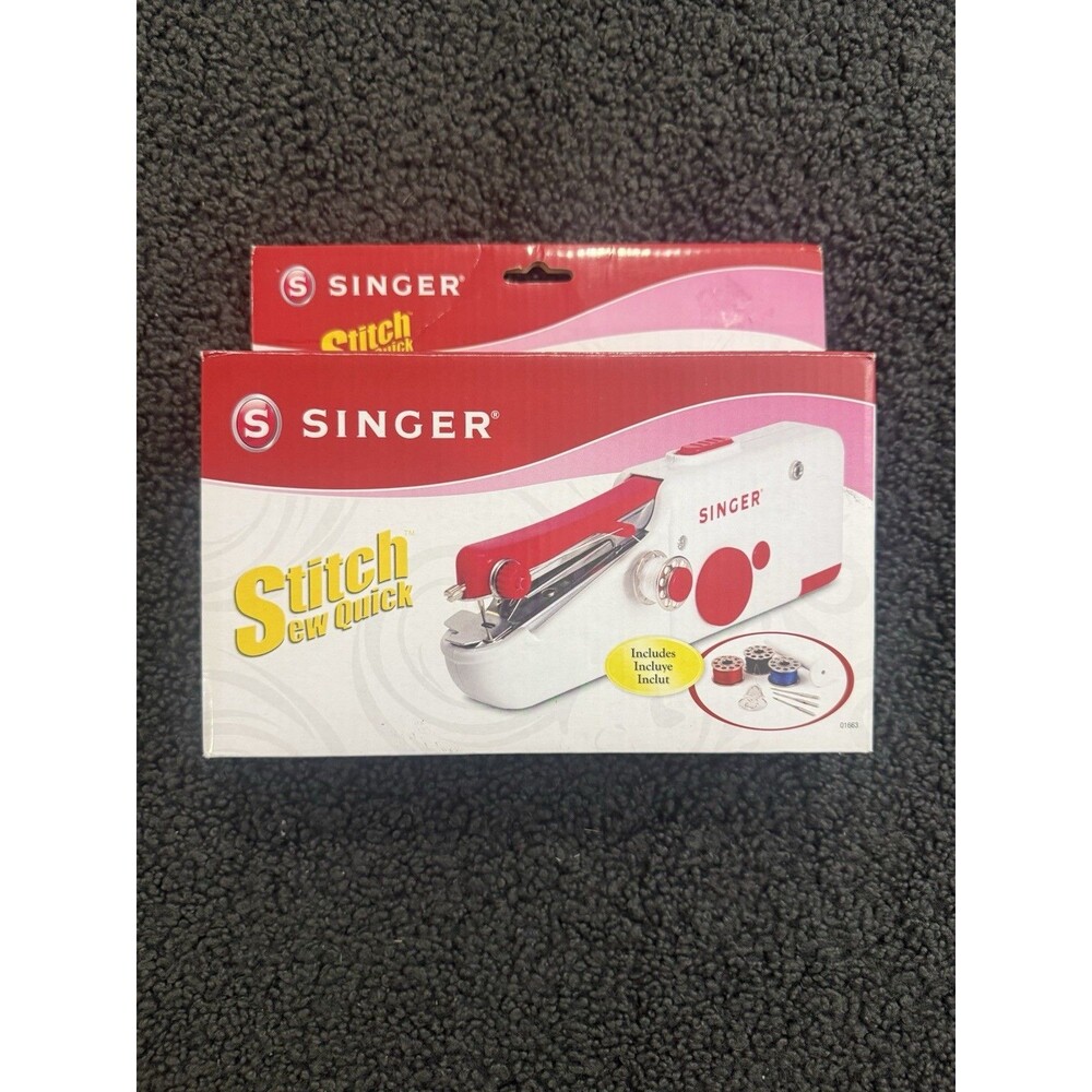 Singer Stitch Sew Quick Hand Held Sewing Machine New Open Box